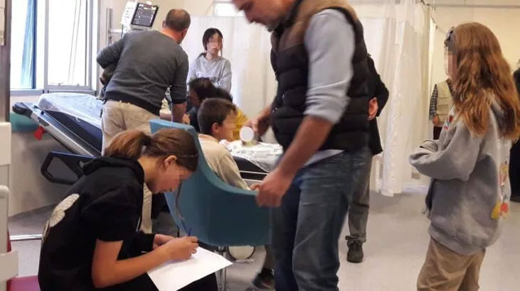 Sinop’ta 18 öğrenci öğle yemeği sonrası hastanelik oldu