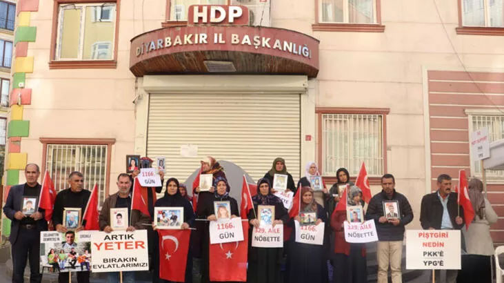 Diyarbakır’daki evlat nöbetinde aile sayısı 329 oldu