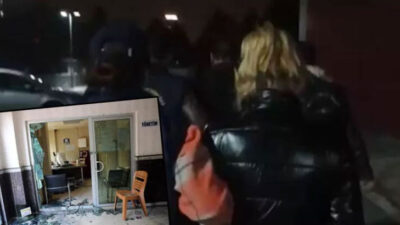 Rezidansta bina yöneticisinin odasına patlayıcı! Gözaltılar var