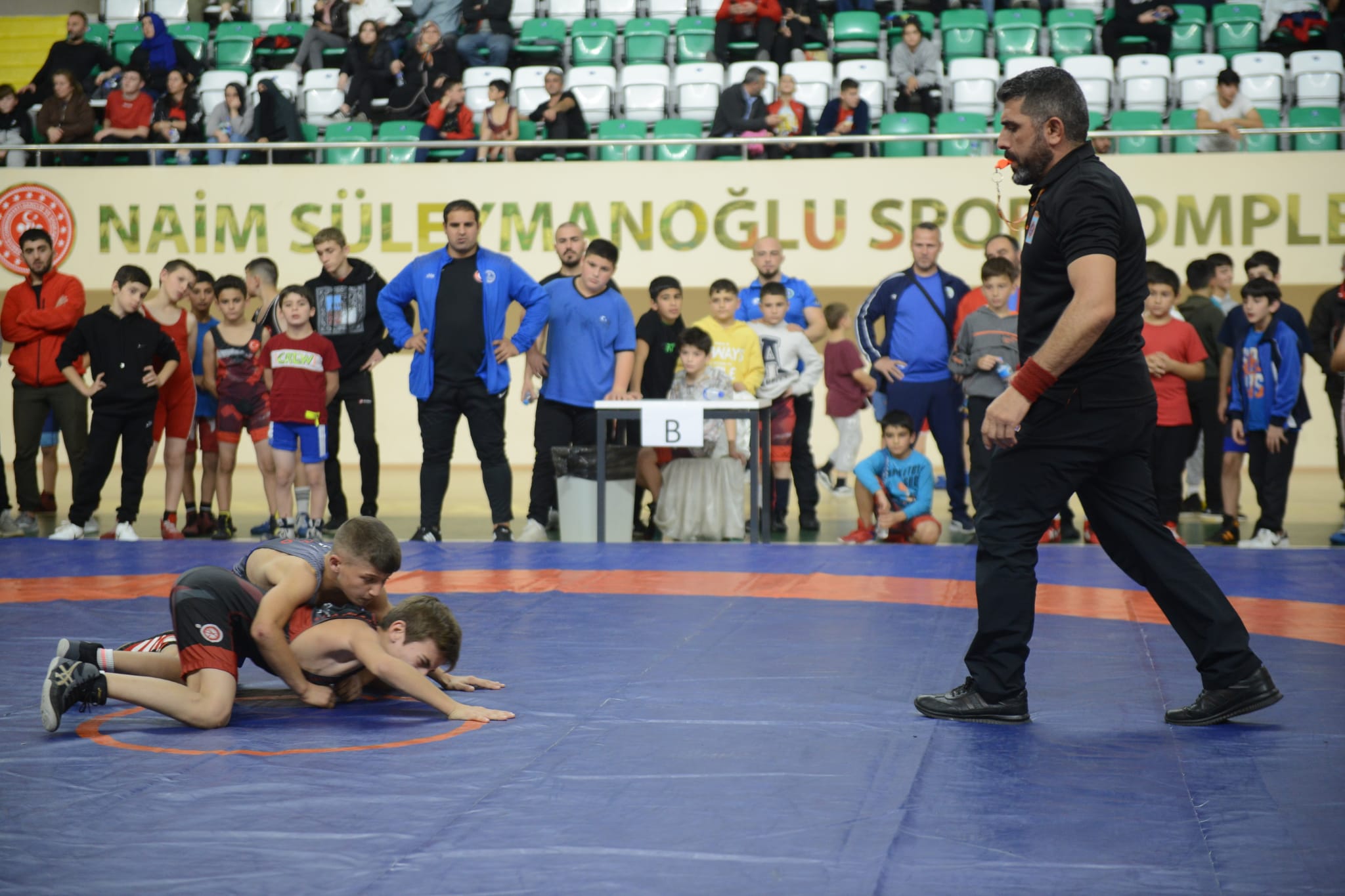 Güreş minderinde Yıldırım fırtınası