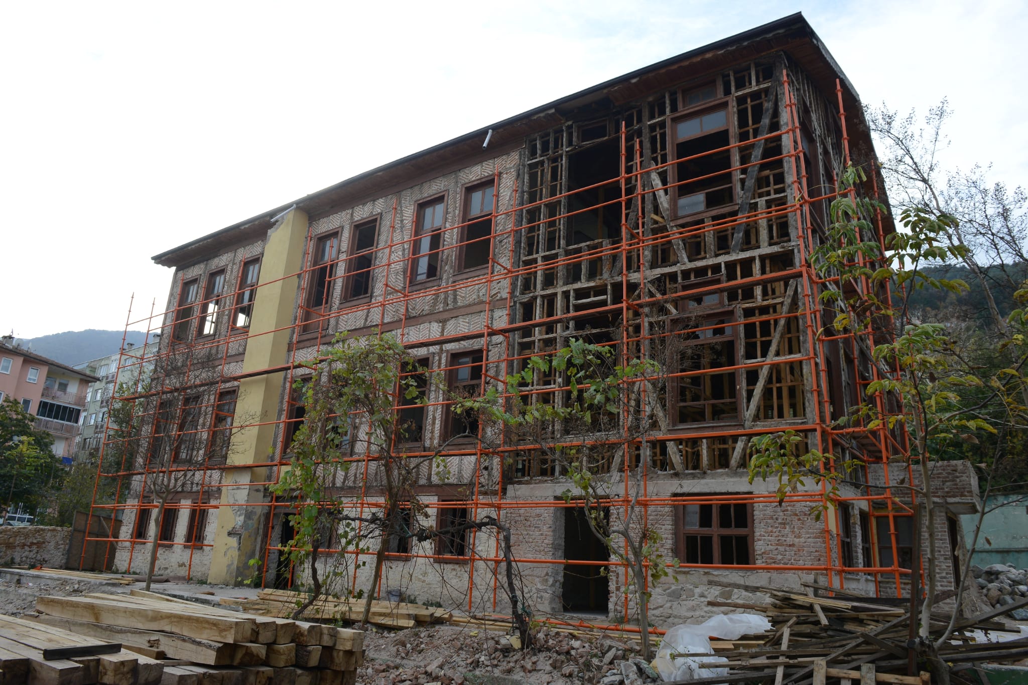 Bursa’da tarihi köşk ihya ediliyor 1 YB 4 7