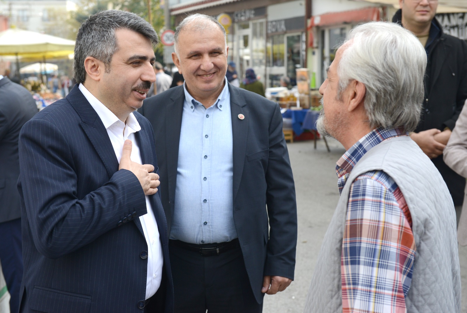 Başkan Yılmaz, pazarcı esnafıyla buluştu