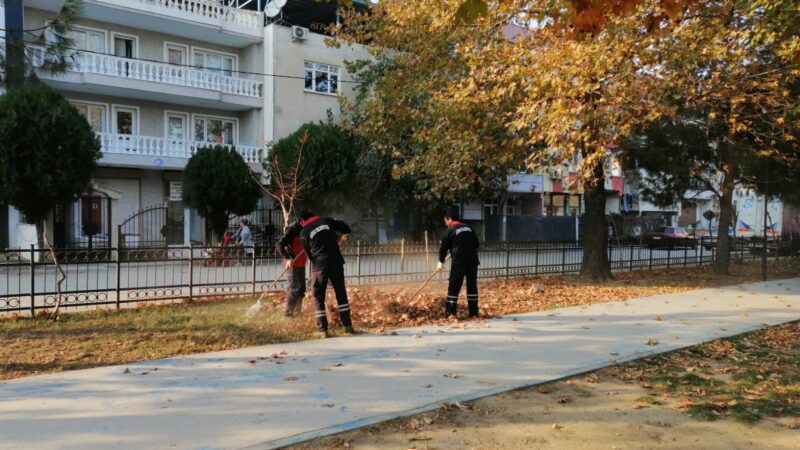 Gürsu’nun parkları tazeleniyor Gürsu Belediyesi Fen İşleri Müdürlüğü park bahçeler ekiplerince yapılan bakım
