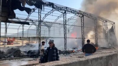 Bursa’da korkutan yangın