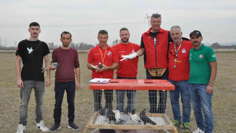 Güvercinlerin performansı tam not aldı Mustafakemalpaşa, bu yıl 4.’sü düzenlenen ‘EFU Uluslararası Seyyar Mobil Kümes