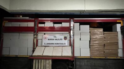 Bursa’da ele geçirildi! 3 milyon 400 bin adet…