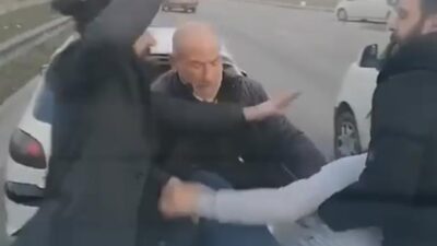 Bursa’da yol verme kavgası! Birbirlerine girdiler
