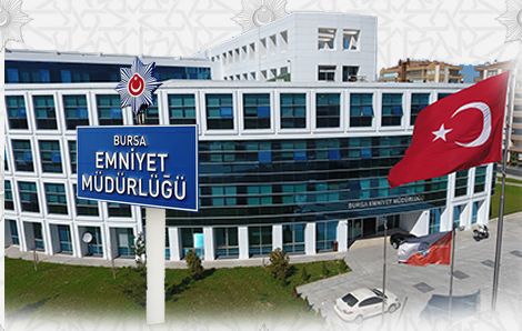 Bursa Emniyet Müdürlüğü’nde görevli şube müdürlerinin ve İl Emniyet Müdür
