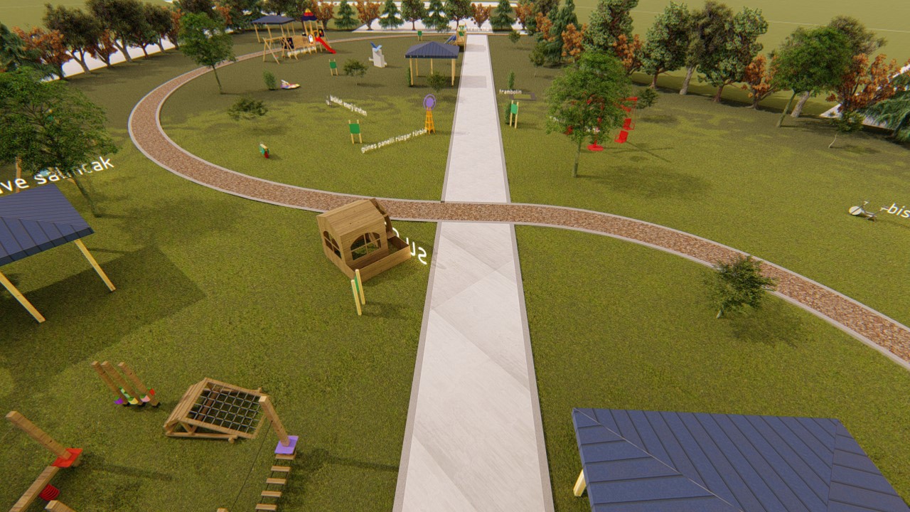 Bursa’daki bu park kendi elektriğini üretecek