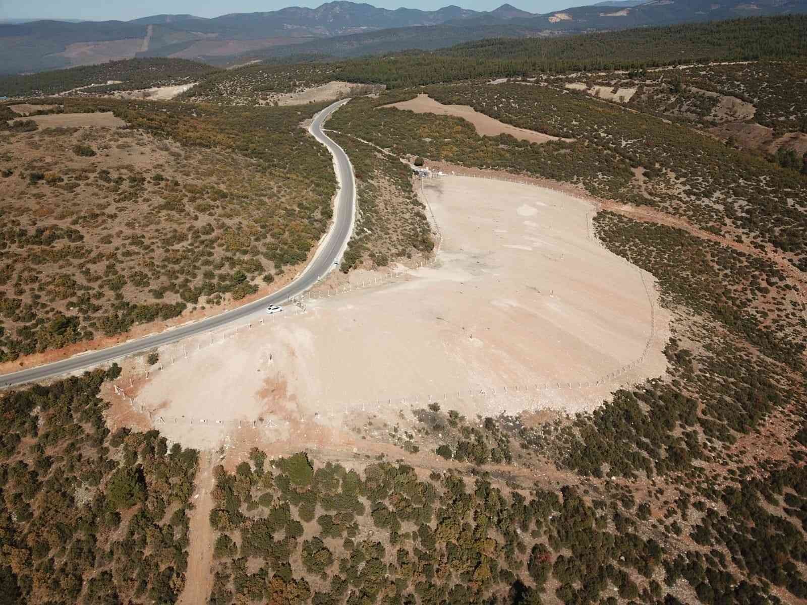 Orhaneli çöp sahası rehabilite edildi Orhaneli çöp sahası rehabilite edildi