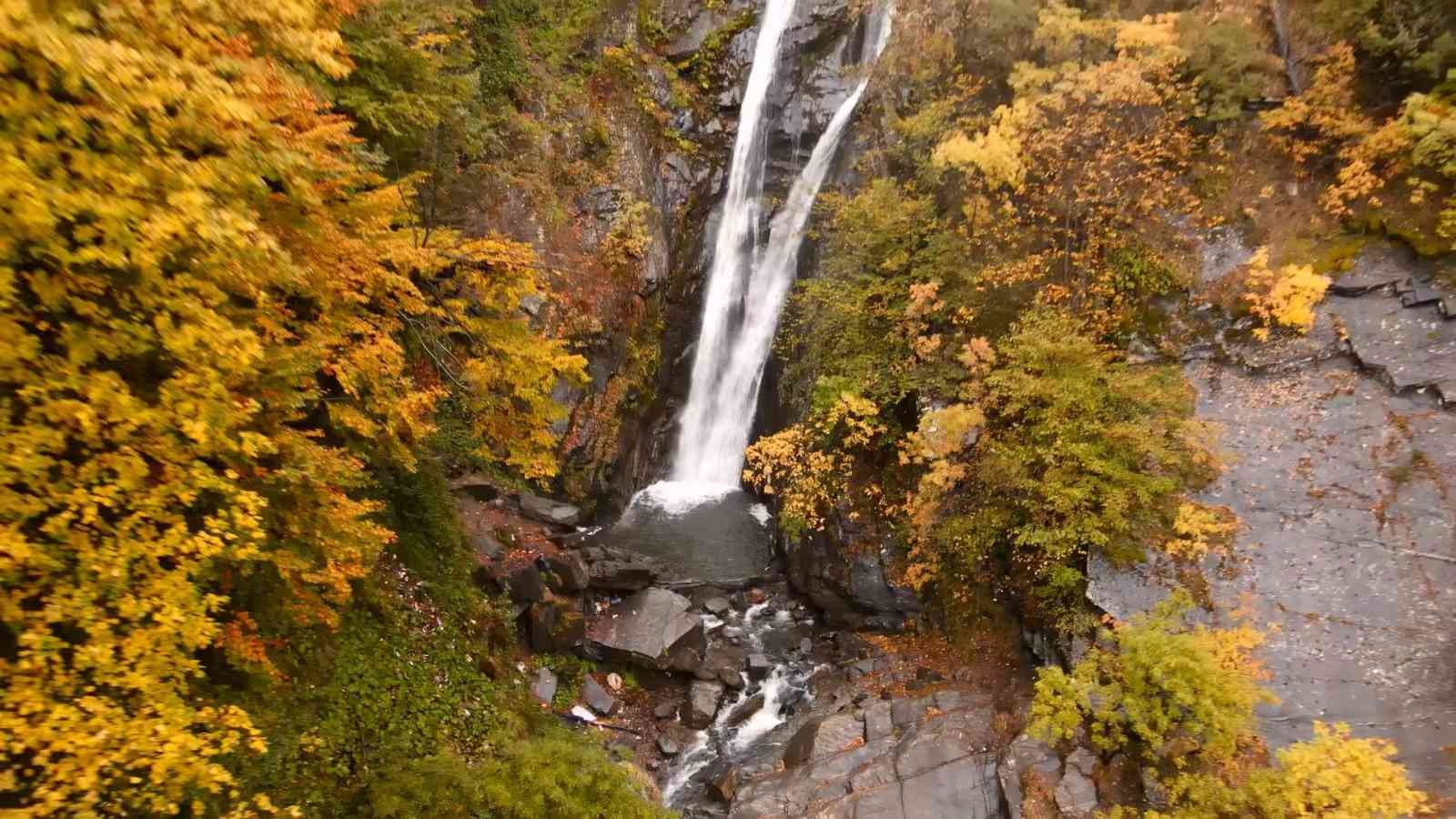 Görüntüler Bursa’dan… Şehrin içinde çağlayan güzellik