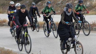 Nilüfer Belediyesi’nin, Nilüfer Kent Konseyi Bisiklet Grubu iş birliğiyle düzenlediği