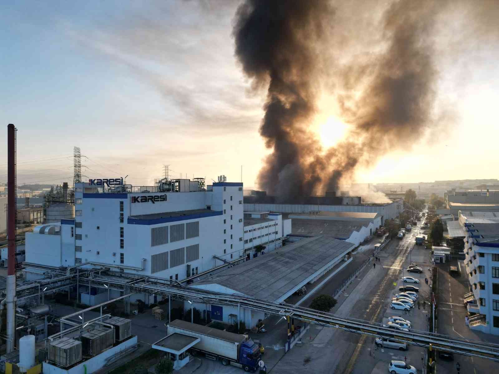 Tekstil fabrikası yangını ile mücadelede 24’ncü saat