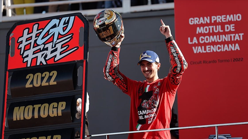 MotoGP’de şampiyon Bagnaia oldu
