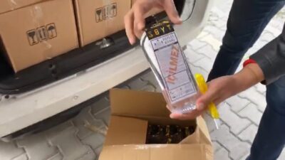Bursa’da yılbaşı öncesi insanları zehirleyeceklerdi..Sahte içkilere el konuldu