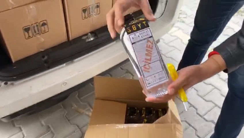 Bursa’da yılbaşı öncesi insanları zehirleyeceklerdi..Sahte içkilere el konuldu
