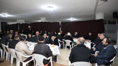 Bereket Sofrası Turgutalp Camisi’nde kuruldu