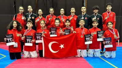 Milli tekvandoculardan madalya yağmuru