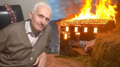 Alevlerin arasında yanarak can verdi!