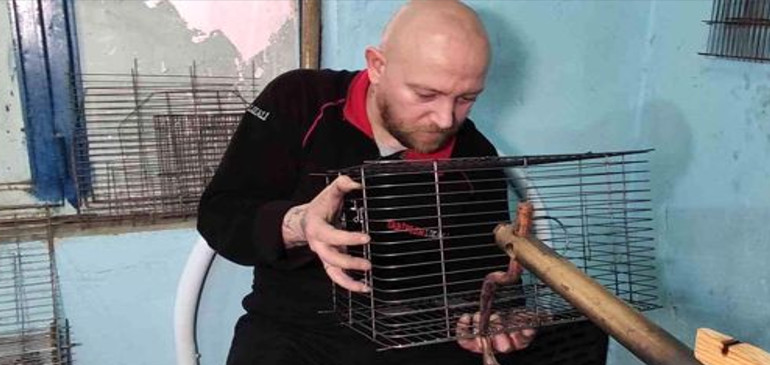 Bursa’da abi kardeş Türkiye’nin kafes ihtiyacını karşılıyor