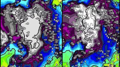 İki haritayı paylaşarak karşılaştırdı! ‘Efsane kış’ mı geliyor?
