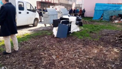 Boş arazideki ahşap dolaptan erkek cesedi çıktı: 1 gözaltı