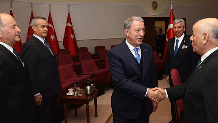 Bakan Akar, TEMAD Genel Başkanı Dürgen’i kabul etti