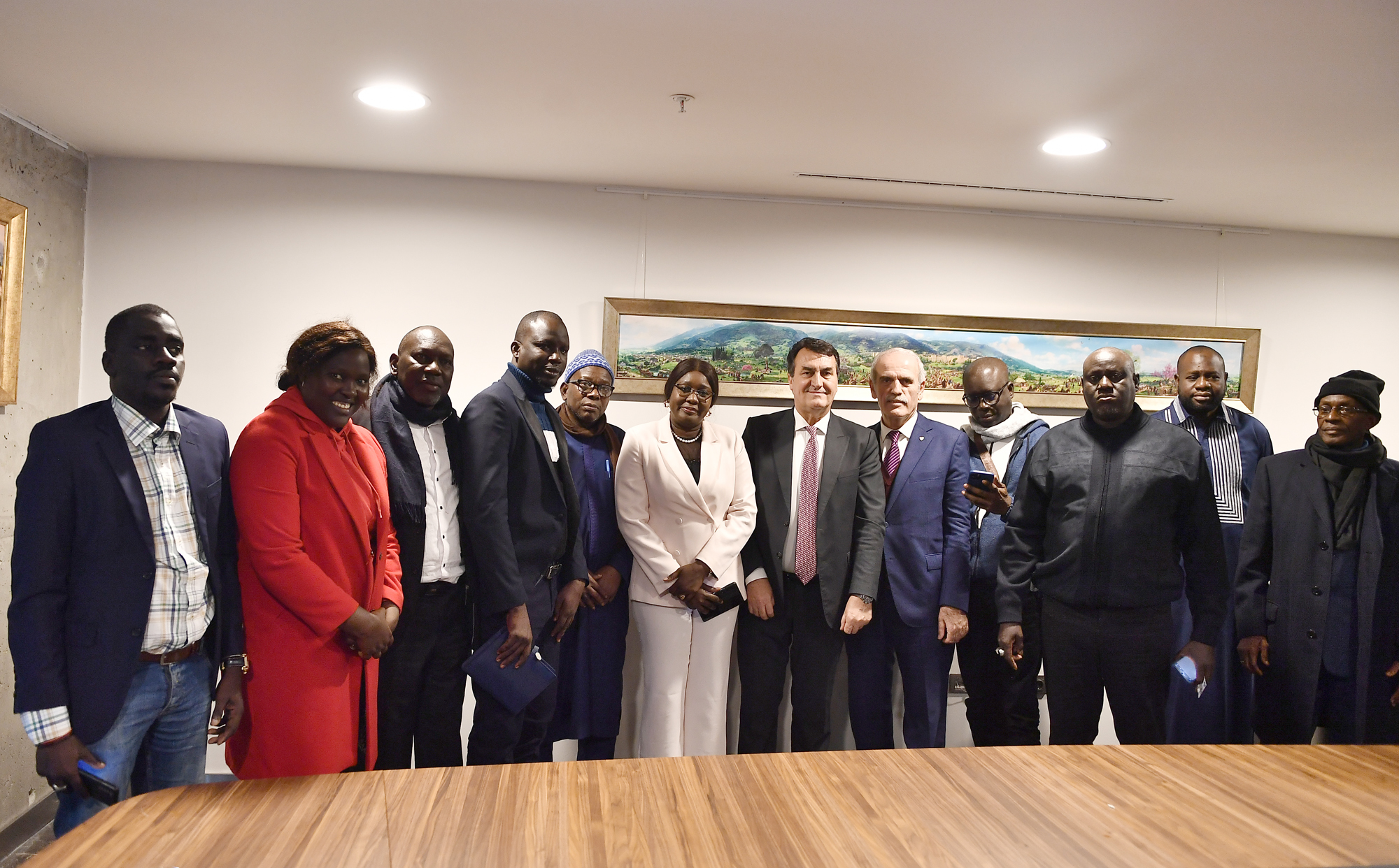 Başkan Dündar, Senegal heyetini ağırladı 1 Senegal