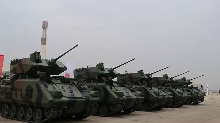 30 yıllık 134 zırhlı muharebe araçları modernize edildi