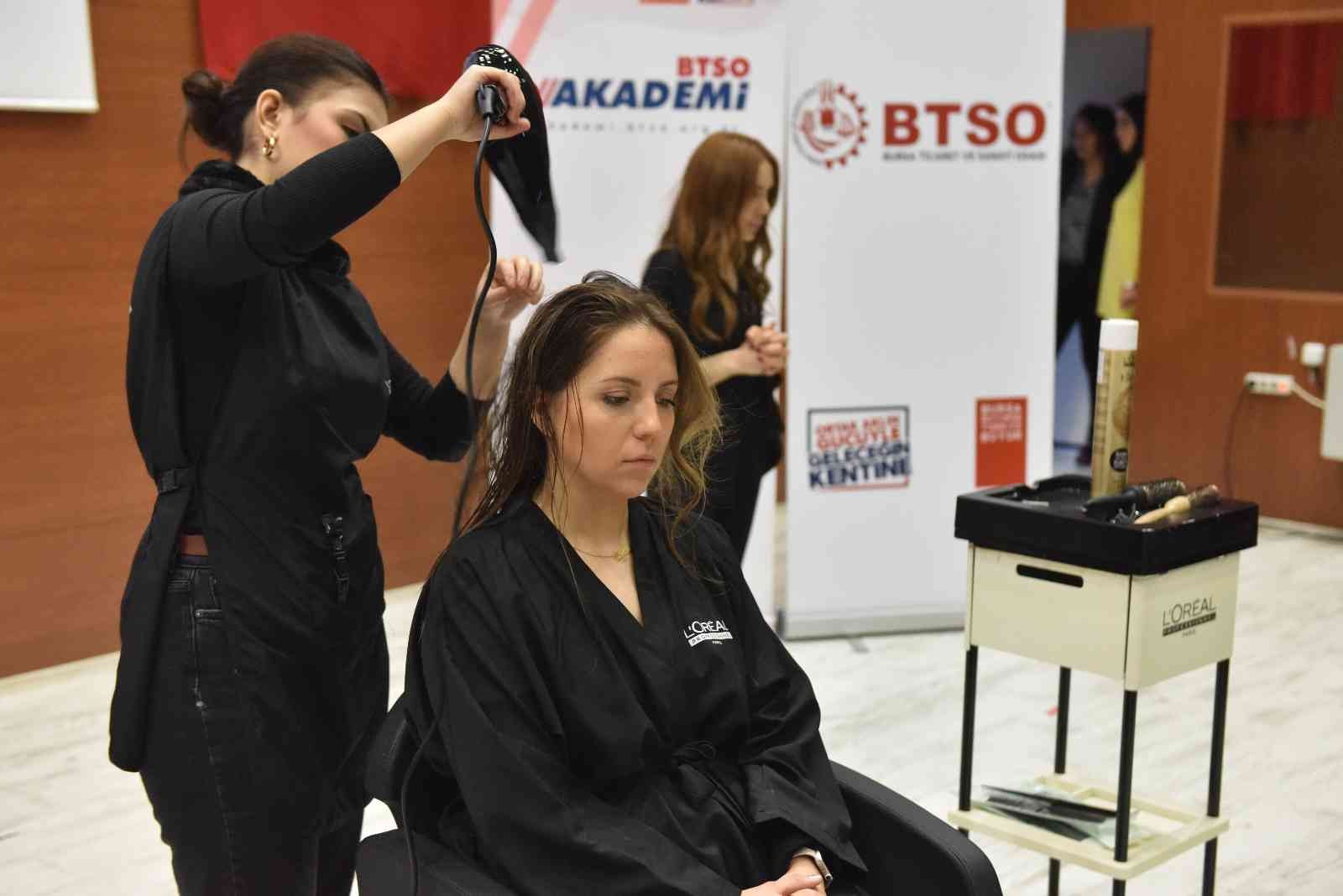 BTSO’dan geleceğin kuaförlerine eğitim BTSO’dan geleceğin kuaförlerine eğitim