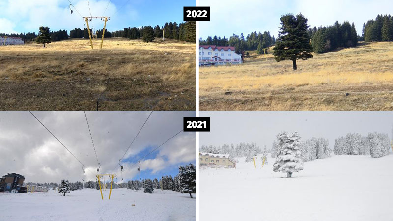 Uludağ sezonu açamadı