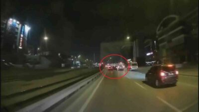 Bursa’da feci kaza! O anlar kamerada