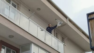 Bursa’da martı kurtarma operasyonu