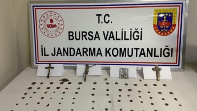 Bursa’da jandarmadan tarihi eser kaçakçılarına darbe