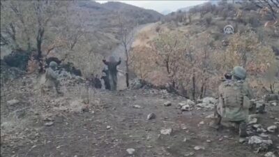 MSB görüntüleri paylaştı! Teröristler böyle teslim oldu