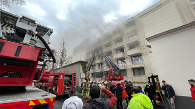 Çırağan Sarayı’nda yangın