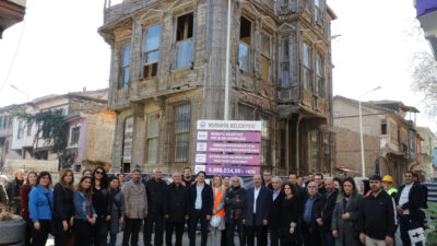 Mudanya Girit Sokağı’nda tarihi konak restorasyonu başladı