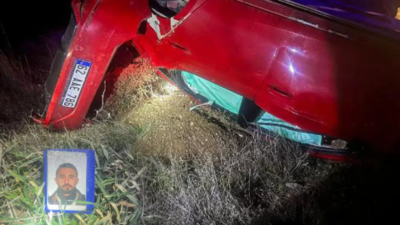 ‘Araç içi acil çağrı sistemi’ ile tespit edilen kazada takla atan aracın sürücüsü öldü