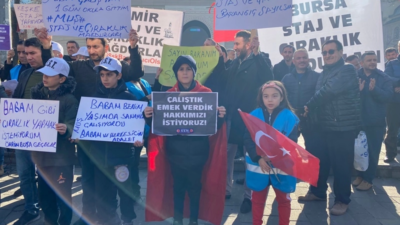 Staj ve Çıraklık Mağdurları Bursa’da buluştu