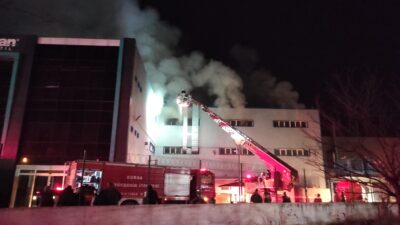 Bursa’da fabrikada yangın