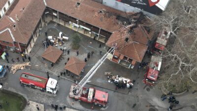 Bursa’da çarşıda yangın! Yürekler ağza geldi