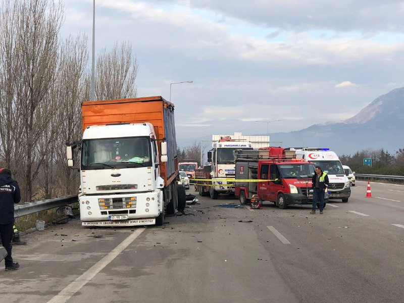 Bursa’da korkunç kaza