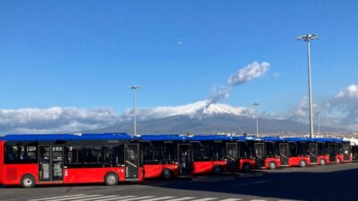 İtalya’nın elektrikli otobüsleri Bursa’dan