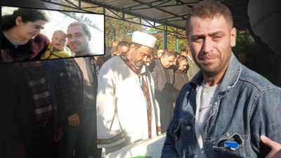 Bir babanın en zor günü! Yan yana toprağa verildi