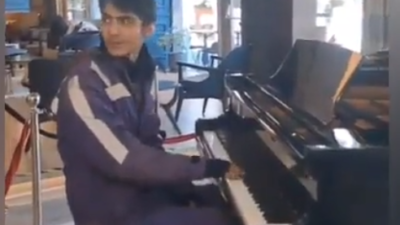 Sipariş götürdüğü yerde öyle bir şey yaptı ki! Performansıyla ağızları açık bıraktı