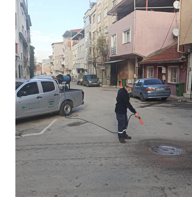 Bursa’da haşerelere karşı ilaçlama yapıldı