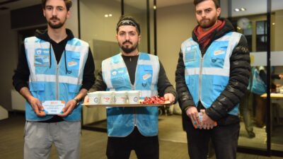 Bursa Yıldırım’da ders çalışmaya ‘salep molası’