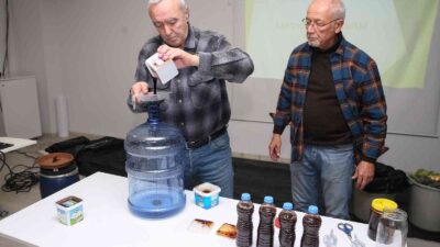 Bokaşi kompostu yapımını öğrendiler