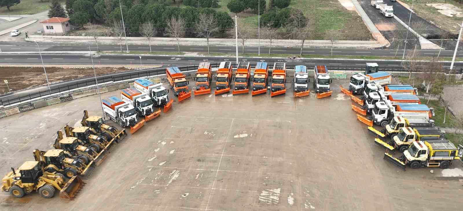 Büyükşehir’de kar hazırlıkları tamam