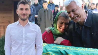 Cinayete kurban giden genç son yolculuğuna uğurlandı